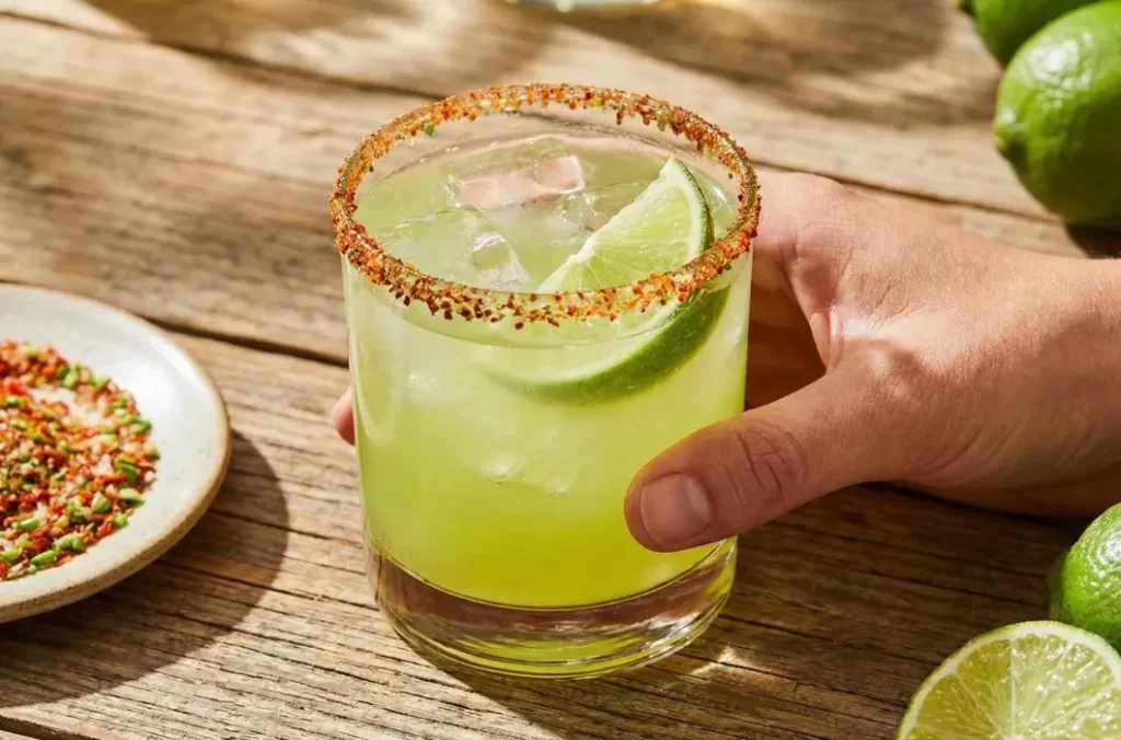 Margarita Clásica con Sal de Chile y Limón